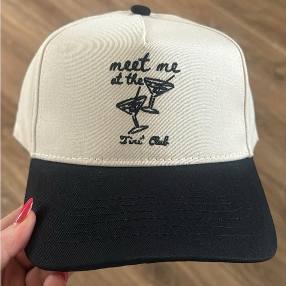 Meet me at the martini club hat espresso NEW